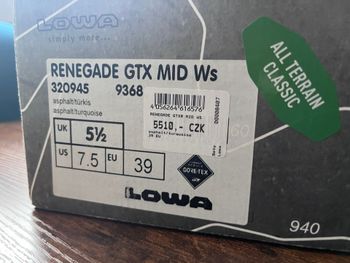 Used Lowa Renegade GTX Mid Ws Hiking