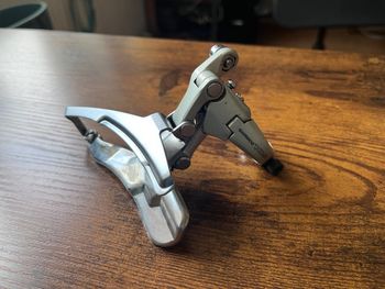 Used Shimano FD-1057 Front Derailleur Drivetrain & Pedals
