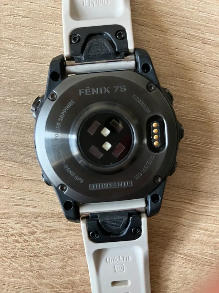 Used Garmin Fenix 7S Sapphire Solar bike — image 10 of 10