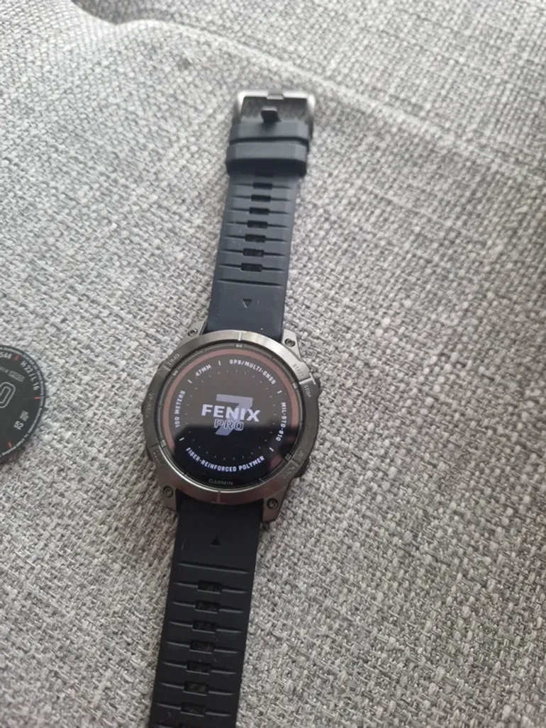 Used Garmin fenix 7 pro sapphire titanium bike — image 6 of 7