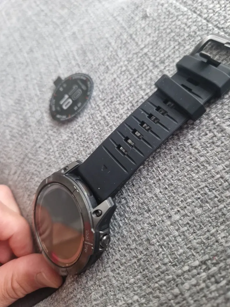 Used Garmin fenix 7 pro sapphire titanium bike — image 7 of 7