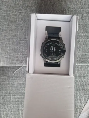 Used Garmin fenix 7 pro sapphire titanium bike — image 2 of 7