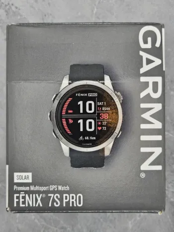 Used Garmin Fenix 7S Pro Solar bike — image 2 of 15
