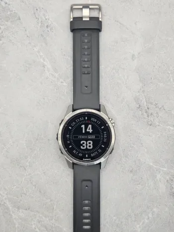 Used Garmin Fenix 7S Pro Solar bike — image 4 of 15