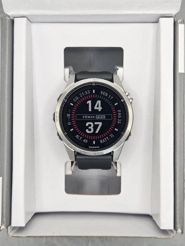 Used Garmin Fenix 7S Pro Solar bike — image 3 of 15