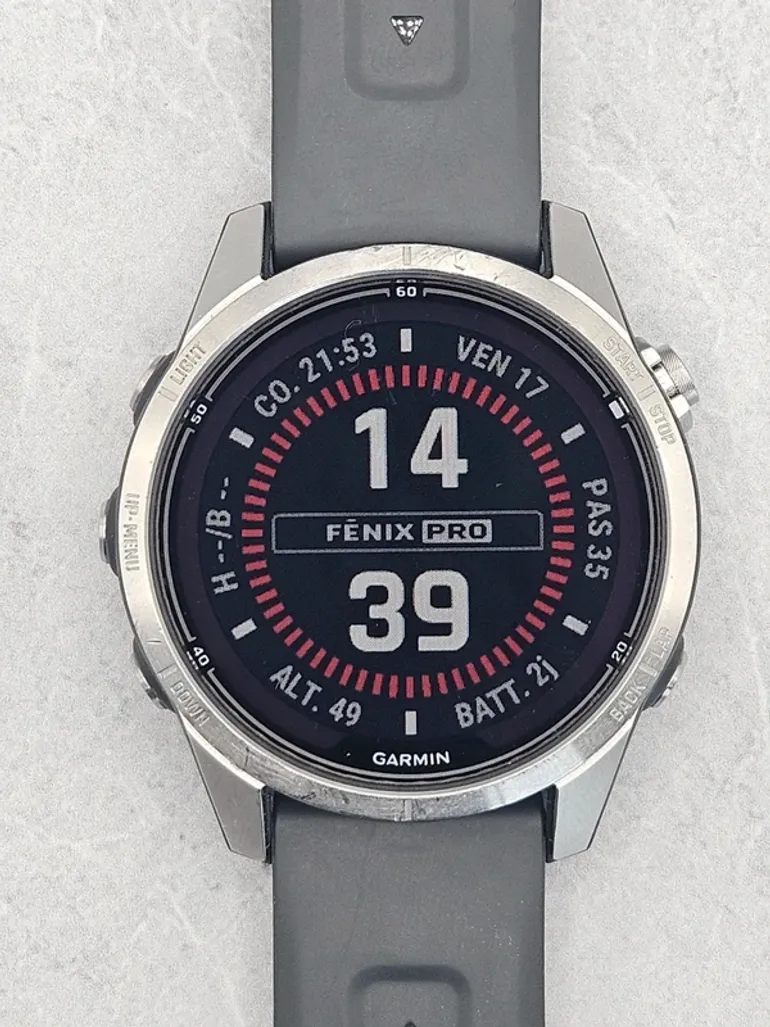 Used Garmin Fenix 7S Pro Solar bike — image 7 of 15