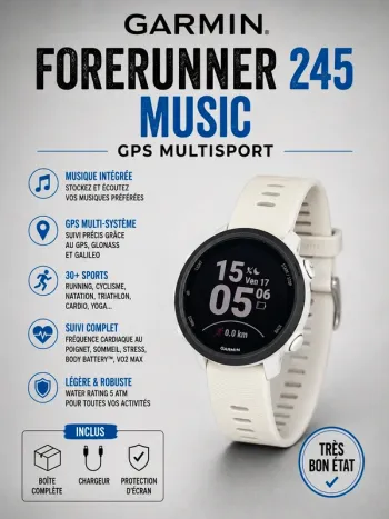 Used Garmin Forerunner 245 Music Electronics