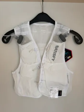 Tweedehands White Justice Cordura 5L Hydration Vest Running Accessories