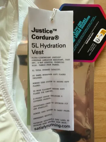 Käytetty White Justice Cordura 5L Hydration Vest bike — kuva 5 / 7