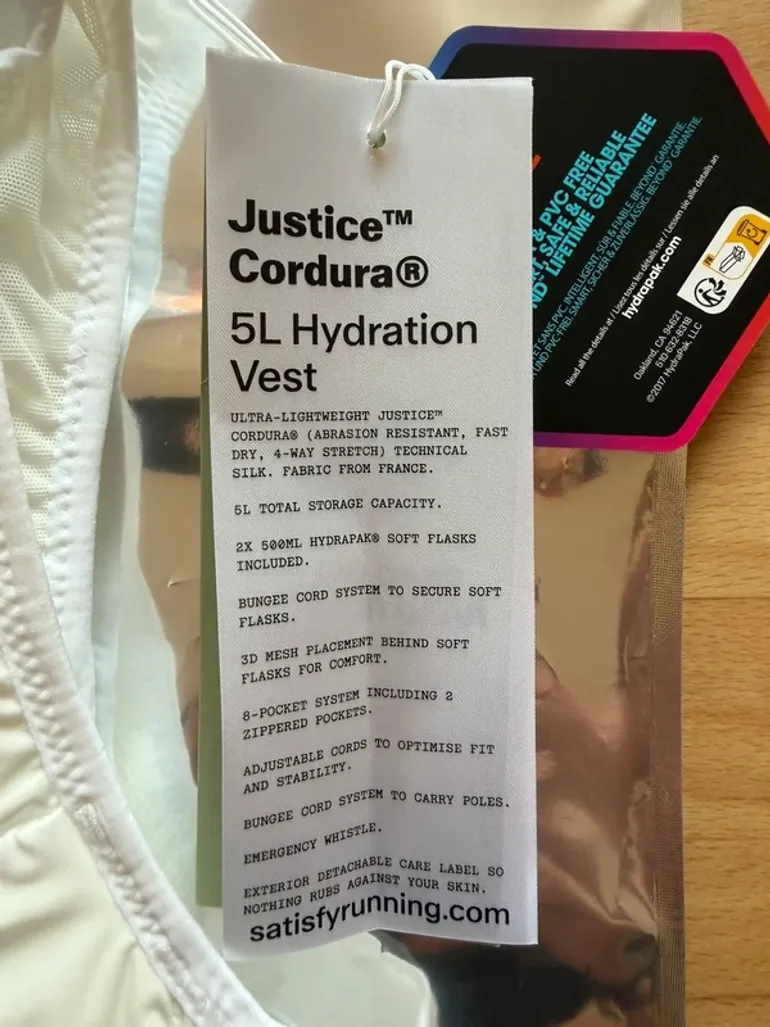 Käytetty White Justice Cordura 5L Hydration Vest bike — kuva 5 / 7
