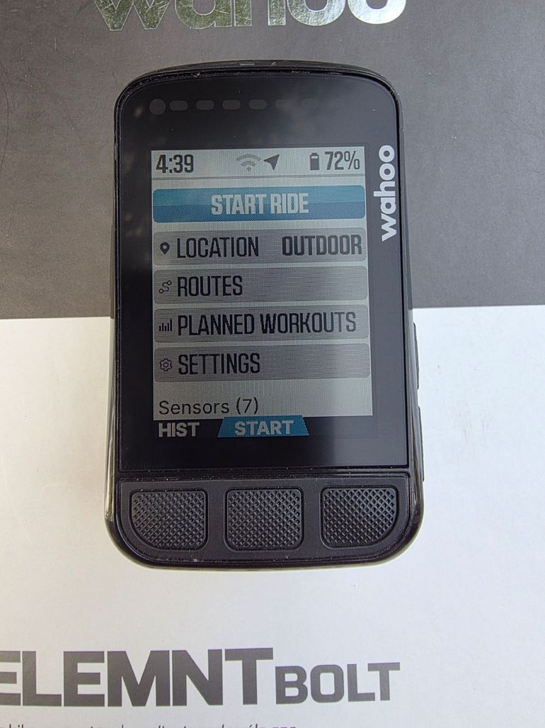 Brugt Wahoo ELEMNT BOLT v2 GPS Cycling Computer 2024 bike — billede 10 af 11
