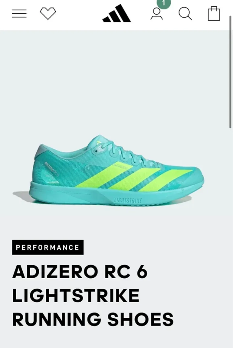 Brugt Adidas Adizero RC 6 bike — billede 5 af 5