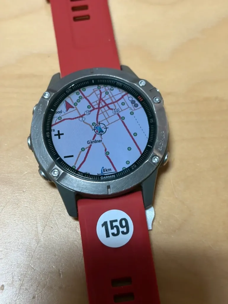 Used Garmin Fenix 6 Pro Titanium Saffier bike — image 3 of 5