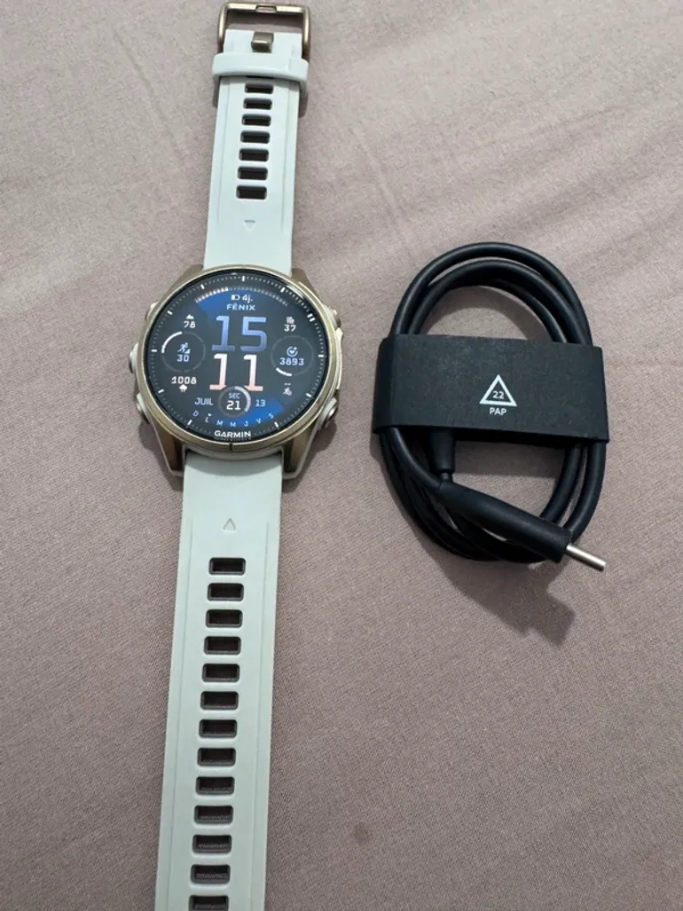Tweedehands Garmin Fenix 8 Amoled Sapphire 43MM bike — afbeelding 7 van 7