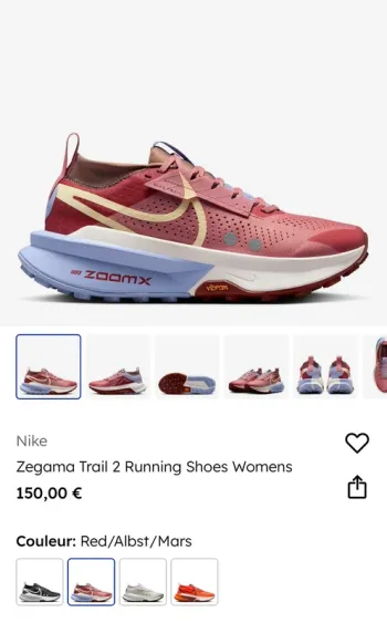 Used Nike Zegama Trail 2 Running Shoes