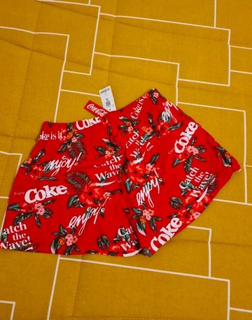undiz Short running Coca-Cola femme chic Running Clothing usato