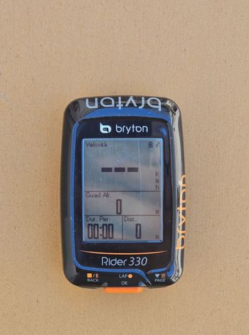Gebrauchtes Bryton Rider 330 GPS Computer Cycling Accessories