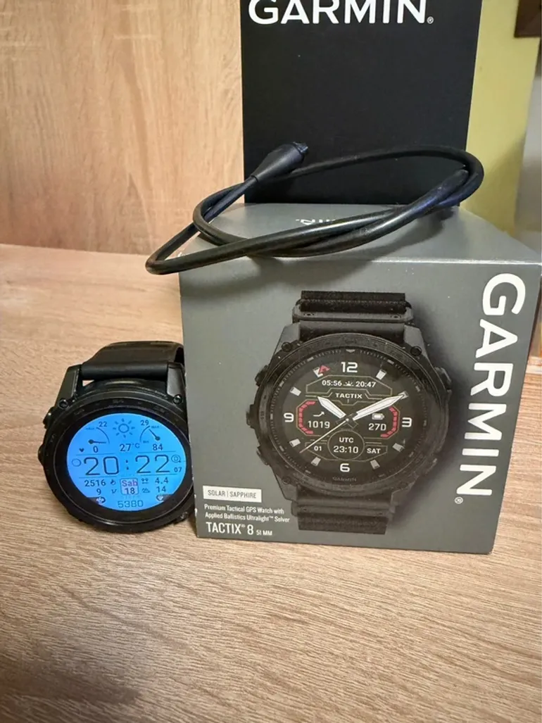Used Premium Garmin tactix 8 solar 51 mm 2025 bike — image 2 of 3