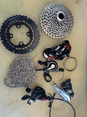 Used Sram X0 / X9 / X7 2x10v Groupset 2017 Groupset
