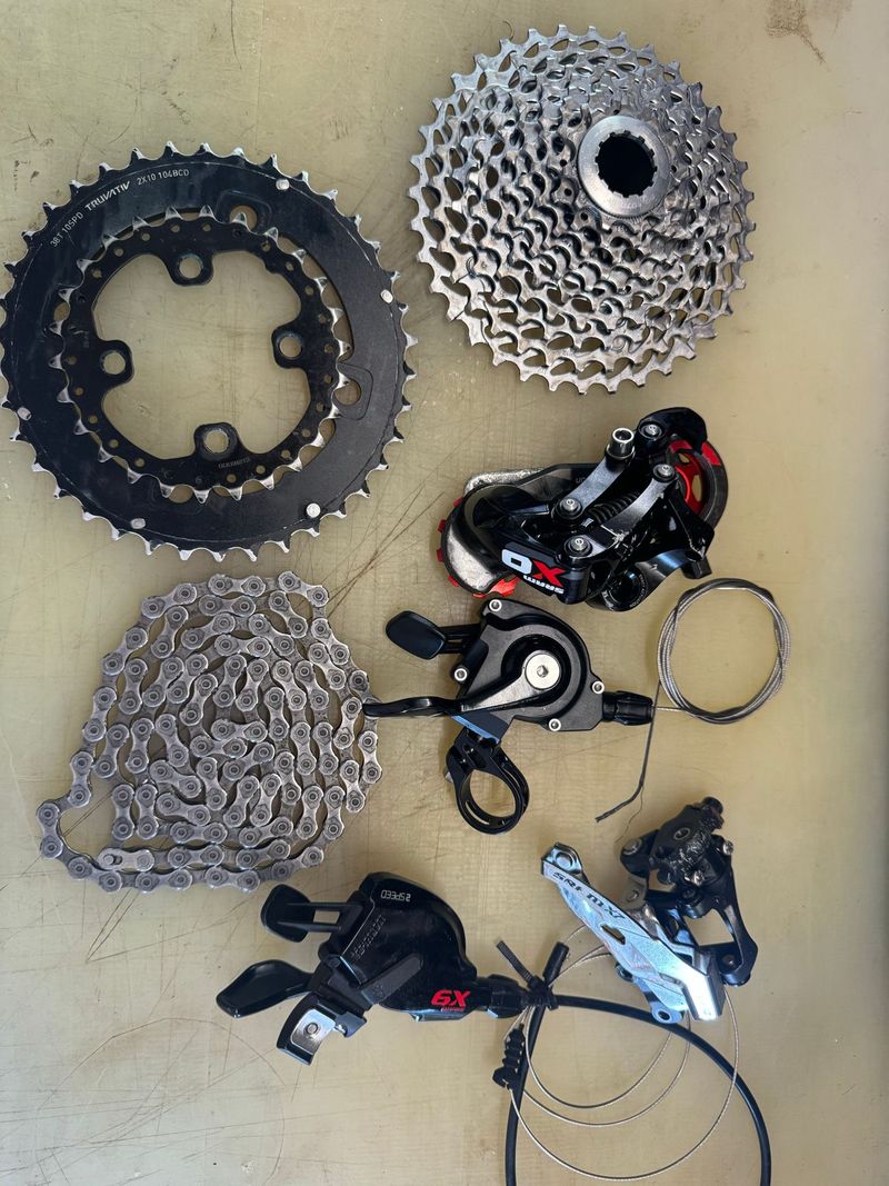 Sram X0 / X9 / X7 2x10v Groupset 2017 Groupset d'occasion