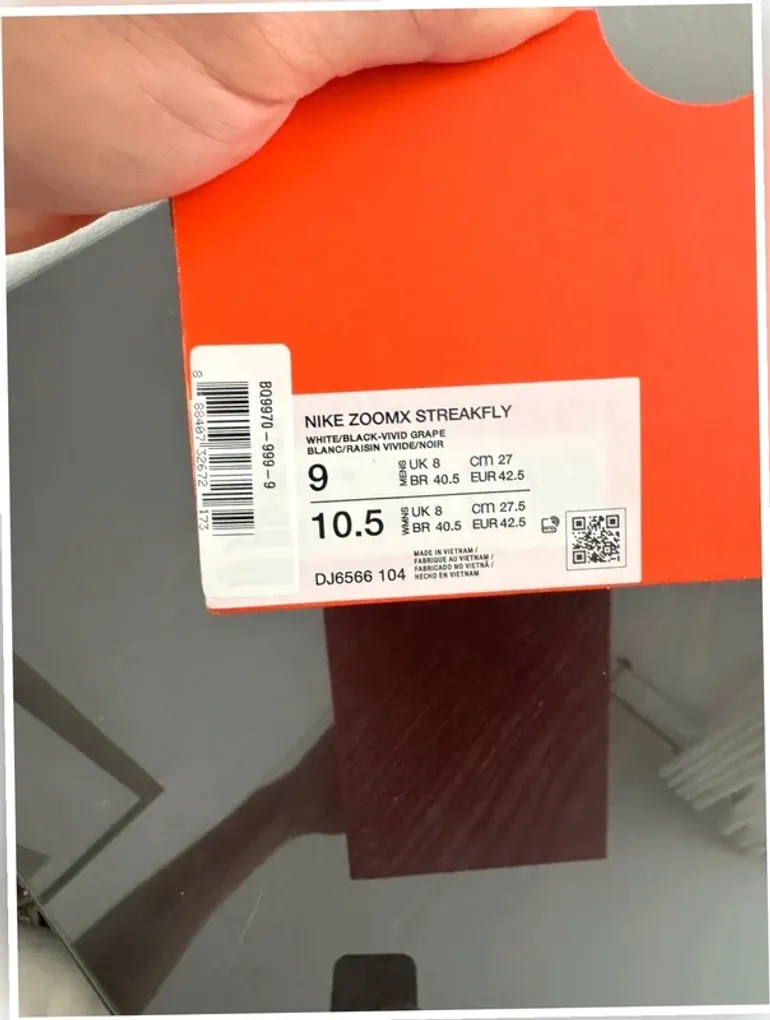 Used White Nike ZoomX Streakfly bike — image 10 of 10