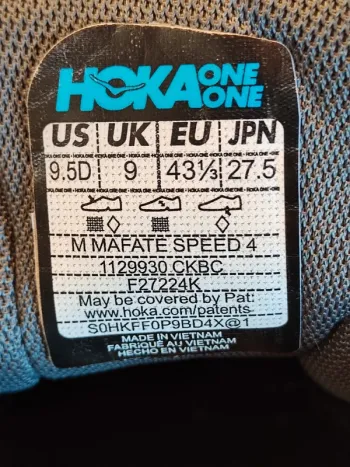 Hoka Mafate Speed 4 bike d'occasion — image 4 sur 14