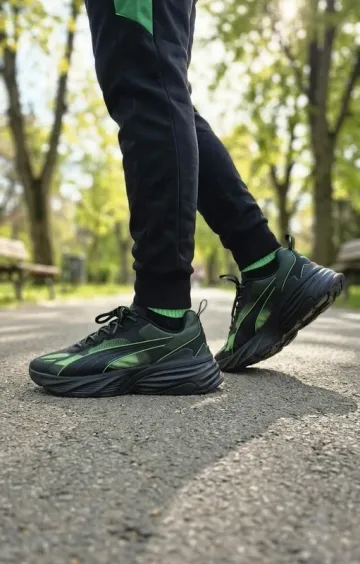 Used Look Fade Running Shoes