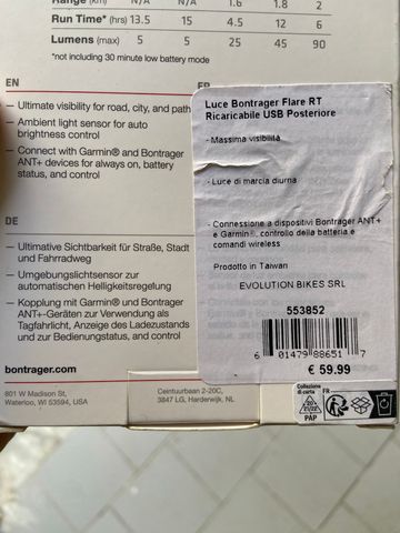 Gebrauchtes Bontrager Luce Posteriore 2021 bike — Bild 4 von 4