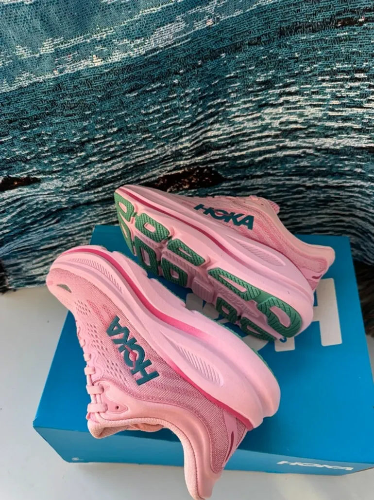 Used Rose Hoka Shoes Pink size 40 bike — image 3 of 5