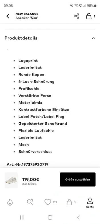 Gebrauchtes New Balance Sportschuh bike — Bild 10 von 10