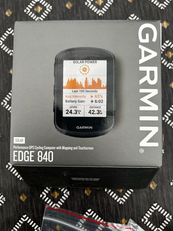 Used Garmin Edge 840 Solar GPS Cycling Computer 2025 Cycling Accessories