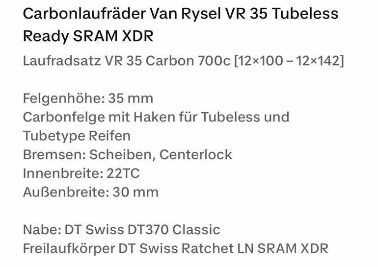 Van Rysel VR 35 2026 bike d'occasion — image 7 sur 7