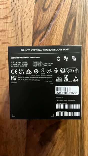 Brugt Suunto Vertical Titanium Solar bike — billede 4 af 5