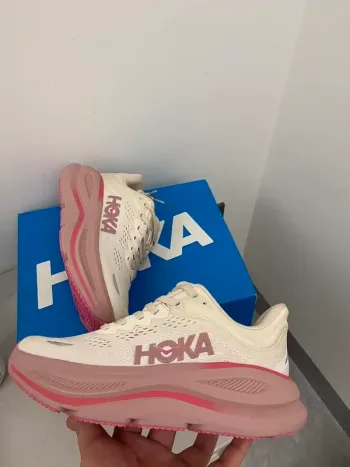 Used Rose Hoka Shoes Size 40 Running Shoes