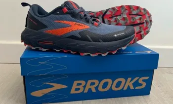 Used Orange Cascadia 17 Gore-Tex Running Shoes