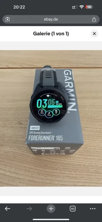 Używany Garmin Forerunner 165 Electronics