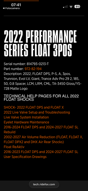 Fox Float DPS Performance 2022 bike d'occasion — image 5 sur 5