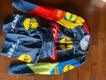 Used Santini Lidl Trek Long Sleeve Skin Suit 2026 Cycling Clothing