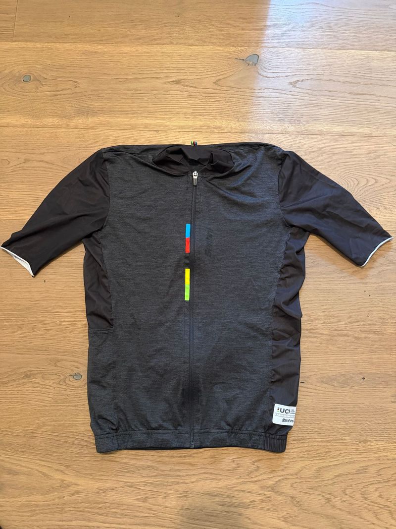 Used Santini T-Shirt UCI WORLD CHAMPION Cycling Clothing