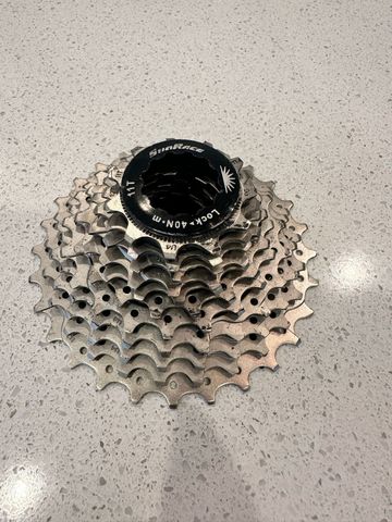 Used Sunrace 11-28 road cassette Drivetrain & Pedals