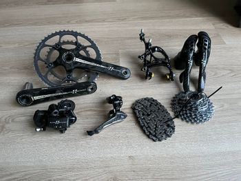 Used Campagnolo superrecord Groupset
