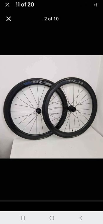 Brugt Giant SLR1 carbon wheelset 2020 Wheels