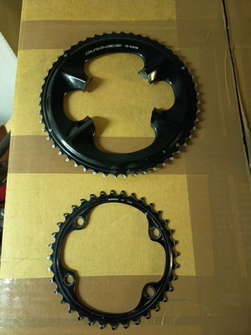 Used Shimano Dura-Ace 52/36 Chainrings 2026 Drivetrain & Pedals