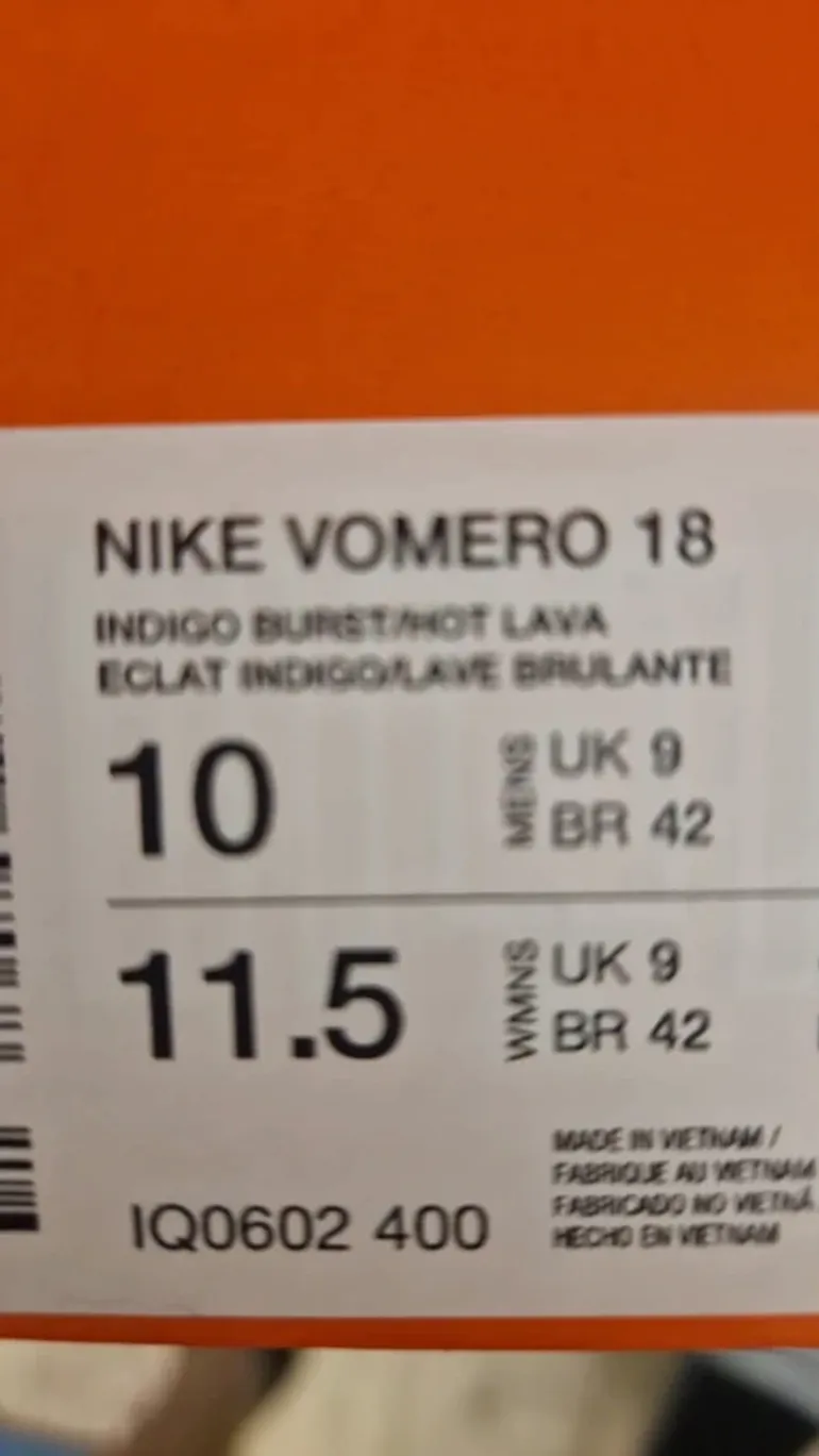 Used Nike Vomero 18 bike — image 4 of 4