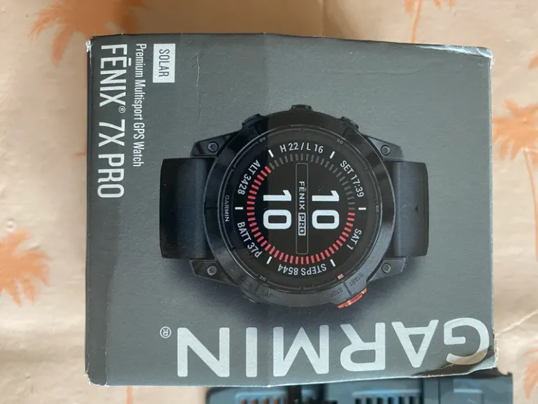 Used Garmin fenix 7x pro solar bike — image 4 of 18