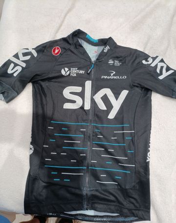 Brugt Castelli Team Sky Podio Jersey Cycling Clothing