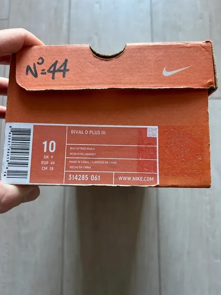 Nike Track Spikes Running Shoes Size 44 US 10 bike usato — immagine 2 di 15