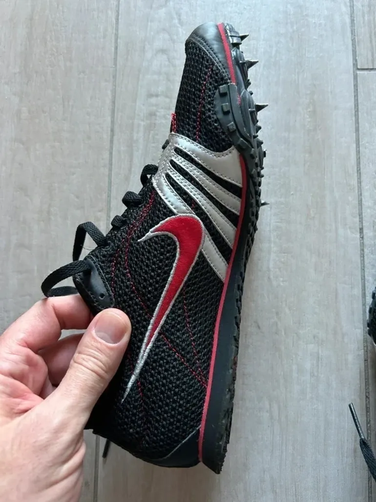 Nike Track Spikes Running Shoes Size 44 US 10 bike usato — immagine 10 di 15