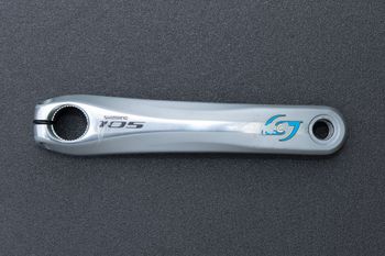 Tweedehands Stages Shimano 105 Power Meter Crank Drivetrain & Pedals