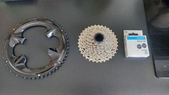 Použité Shimano Ultegra Chainring Cassette 2025 Drivetrain & Pedals